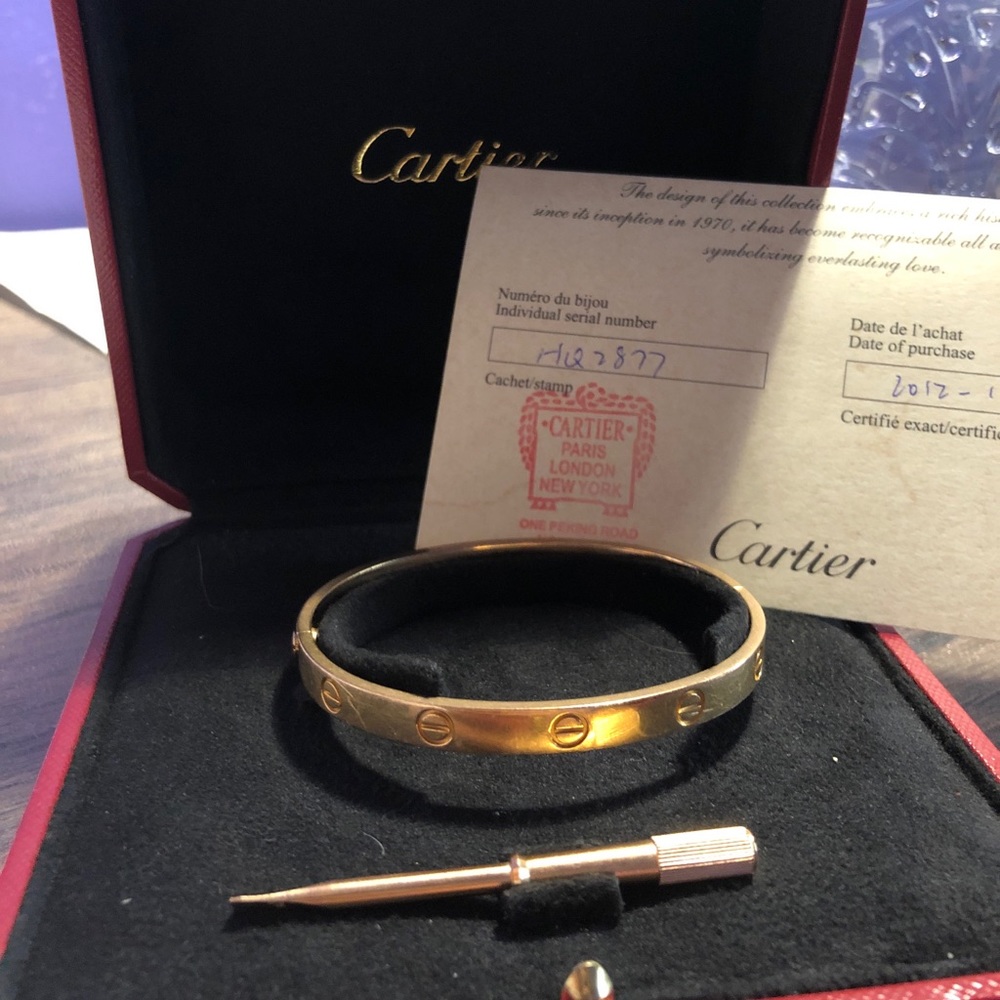 Cartier love bracelet